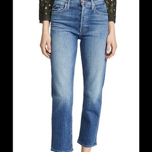 Mother denim / the tomcat high rise ankle / wild game / size 26